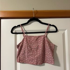 Blush Pink Floral Camisole Top